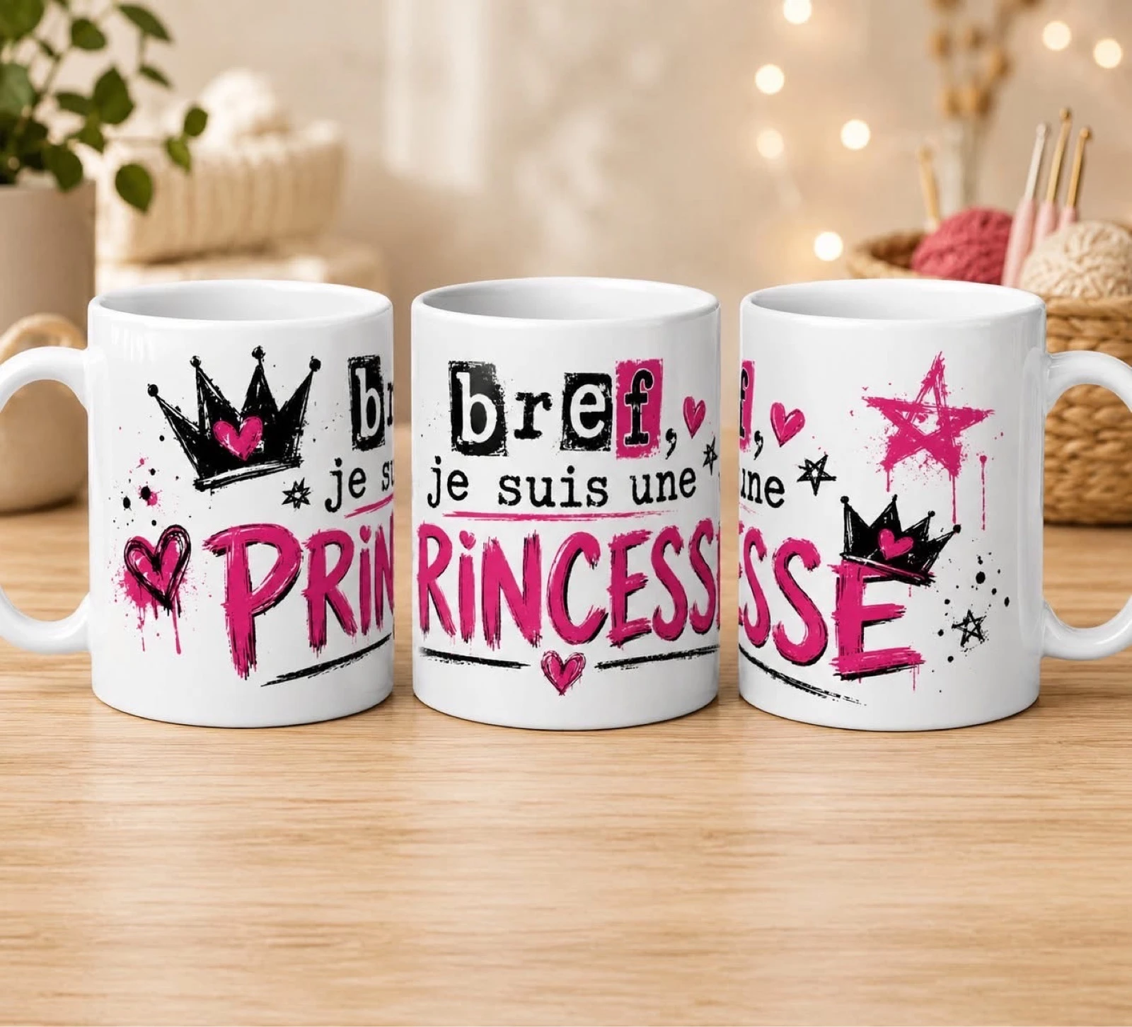 Tasse bref je suis une princesse 